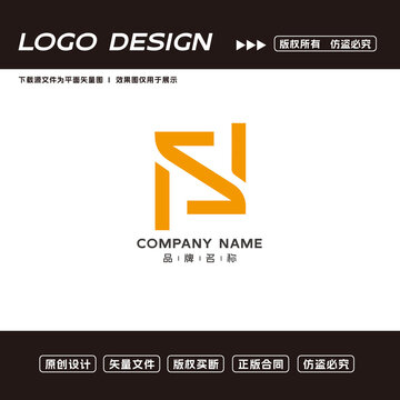 S字母logo科技