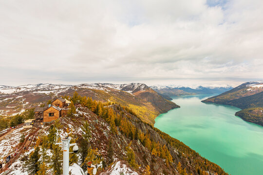 纳斯湖三湾景区风光