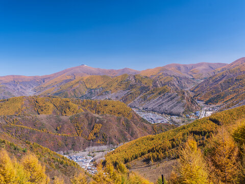 五台山秋景