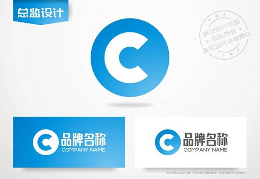 字母C设计logo字母C标志