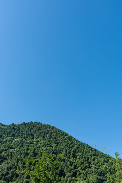 中国陕西西安华清宫骊山风景