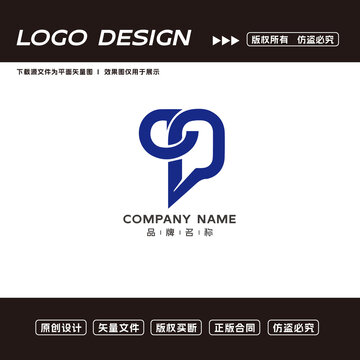 CD字母logo标志