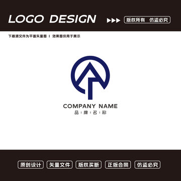 A字母logo标志