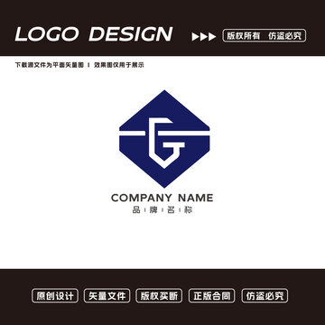 G字母logo标志