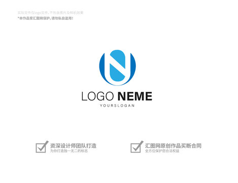 字母N科技logo