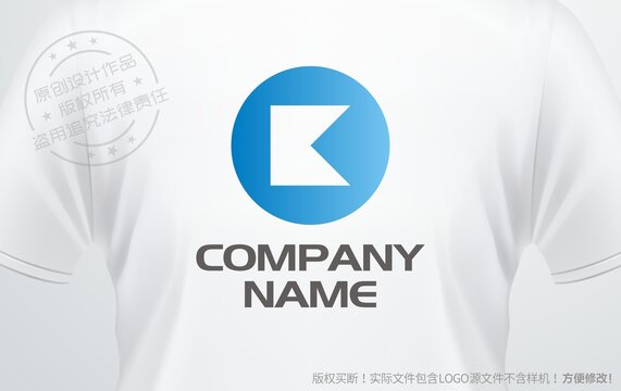K设计logo字母K标志