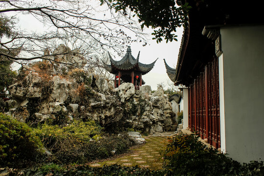 上海青浦大观园景区风光