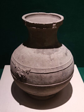 战国时期灰陶罐