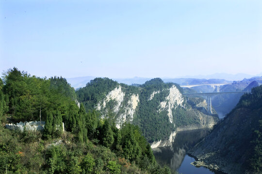 贵州遵义市仁怀市盐津河风光