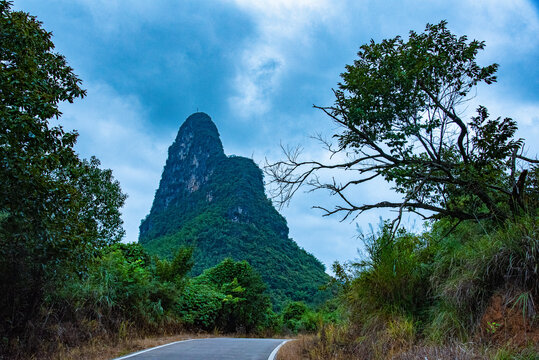 广西乡道风景