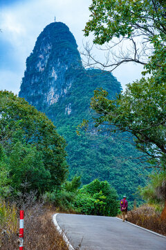 广西乡道风景