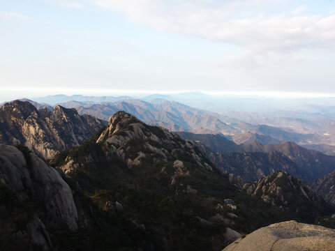 黄山群山风光