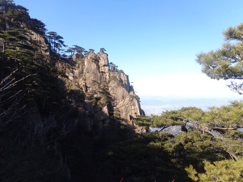 黄山石峰