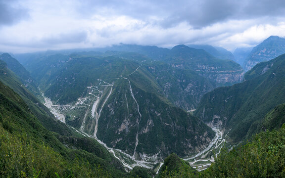 汉源大渡河大峡谷