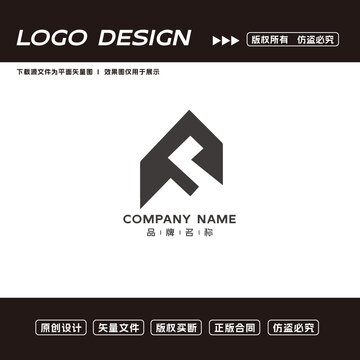 F字母logo标志