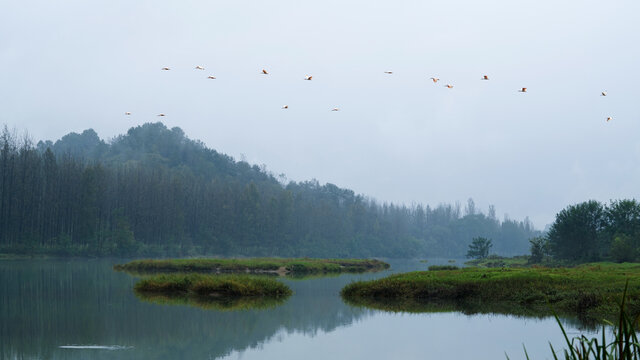 秦岭山水风光