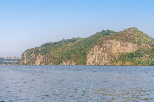 广西柳州柳江山水风光