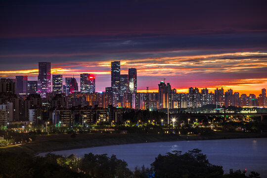 南宁城市夜景