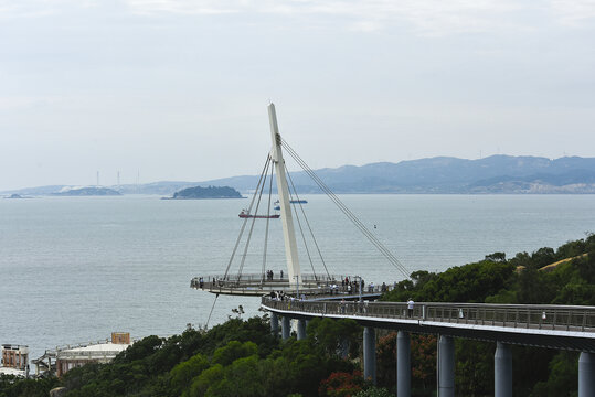 厦门山海健康步道盼归塔