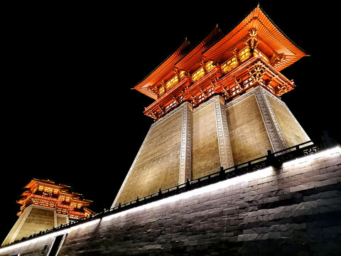 洛阳应天门夜景