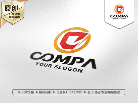 C字母LOGO设计