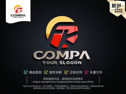 FK字母LOGO设计