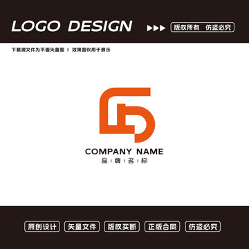 CD字母logo标志