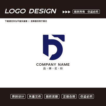 B字母logo标志