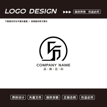 CD字母logo标志
