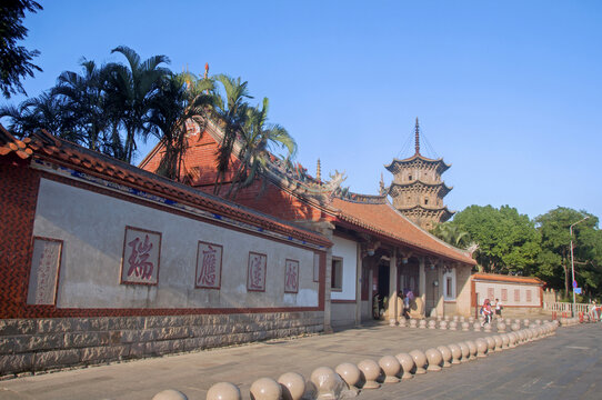 泉州西街开元寺外围风景