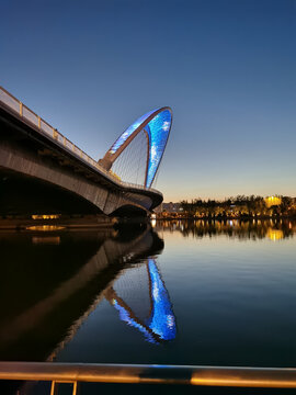 太原南中环桥夜景