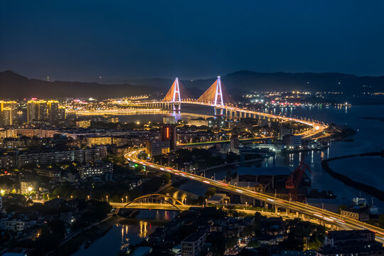 汕头礐石大桥夜景