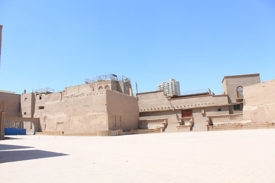 喀什古城废弃广场
