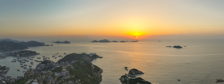 中国浙江温州温岭石塘半岛日出