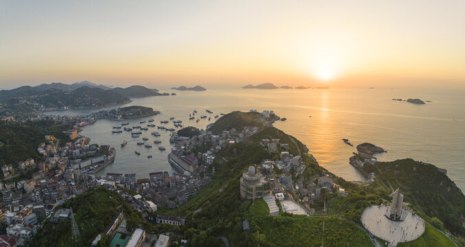 中国浙江温州温岭石塘半岛日出