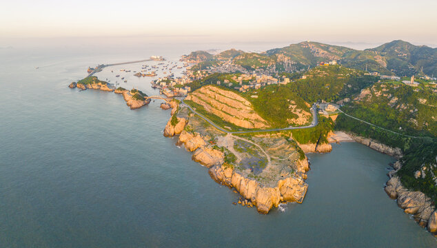 中国浙江温州温岭石塘半岛海岸