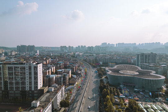 广安城市风景