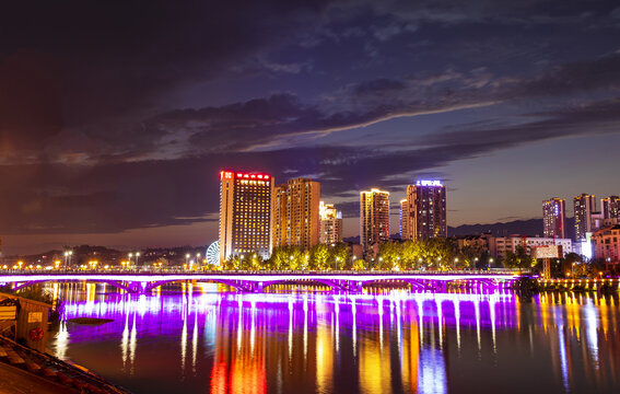 广元城市夜景