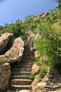 山道石阶