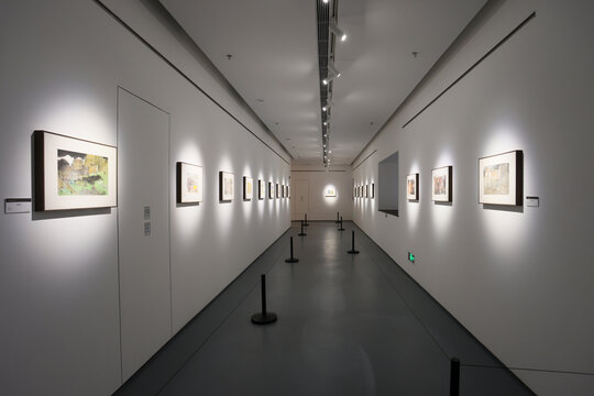 大芬美术馆卢禹舜中国画作品展