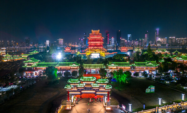 南昌滕王阁夜景