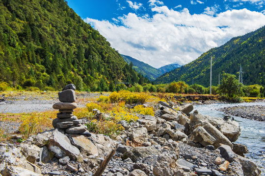 中国广东的山脉和公园绿色美景