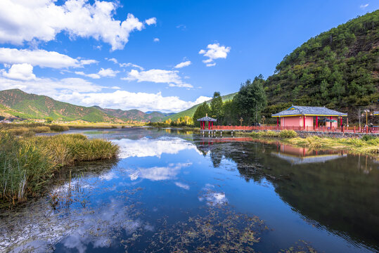 泸沽湖草海风光