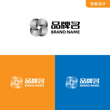 纺织线条LOGO标志设计