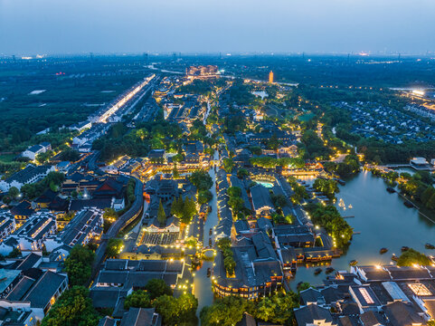 乌镇西栅夜景