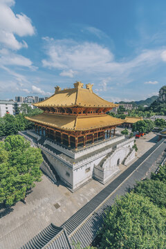 广西柳州文庙大成殿宫殿建筑