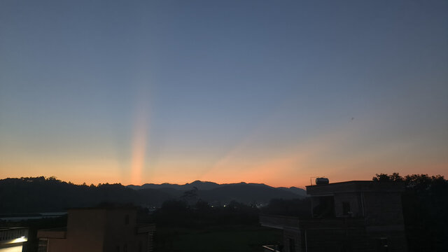 夕阳晚霞