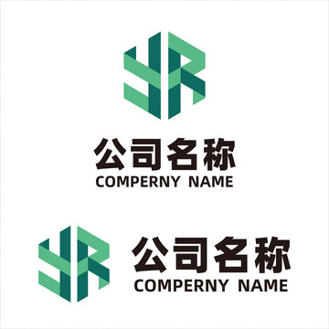 YR字母logo