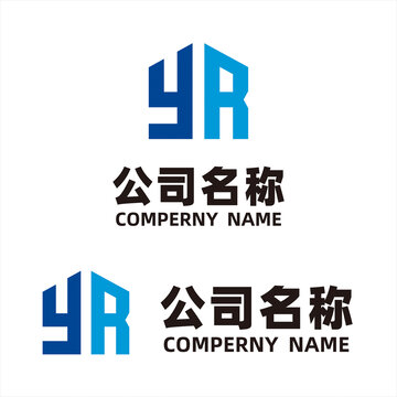 YR字母logo