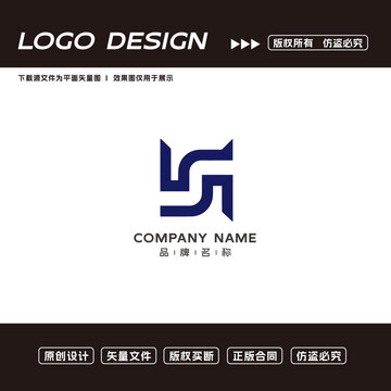 S字母logo标志